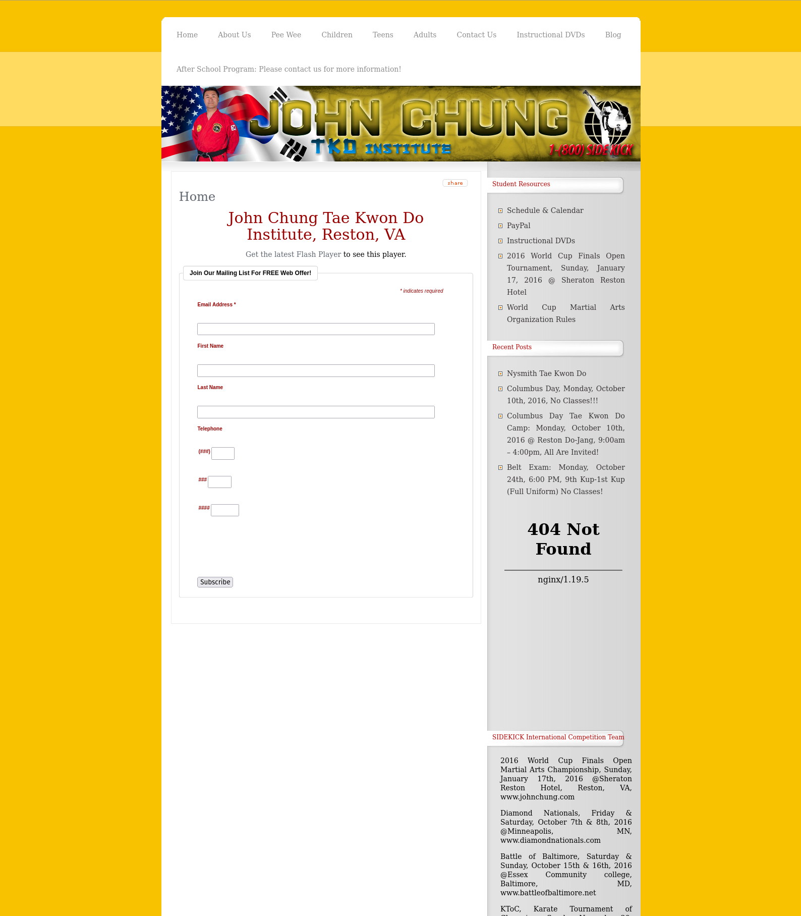 John Chung Old Website